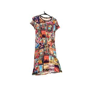 desigual postcard dress